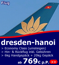 Flüge Drersden-Hanoi ab 769 Euro